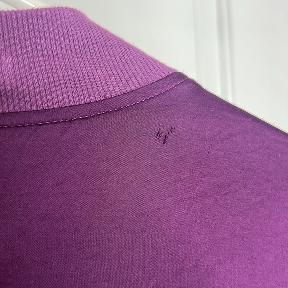 🔴 Michael Stars Cash Satin Bomber Jacket - Picture 7 of 8